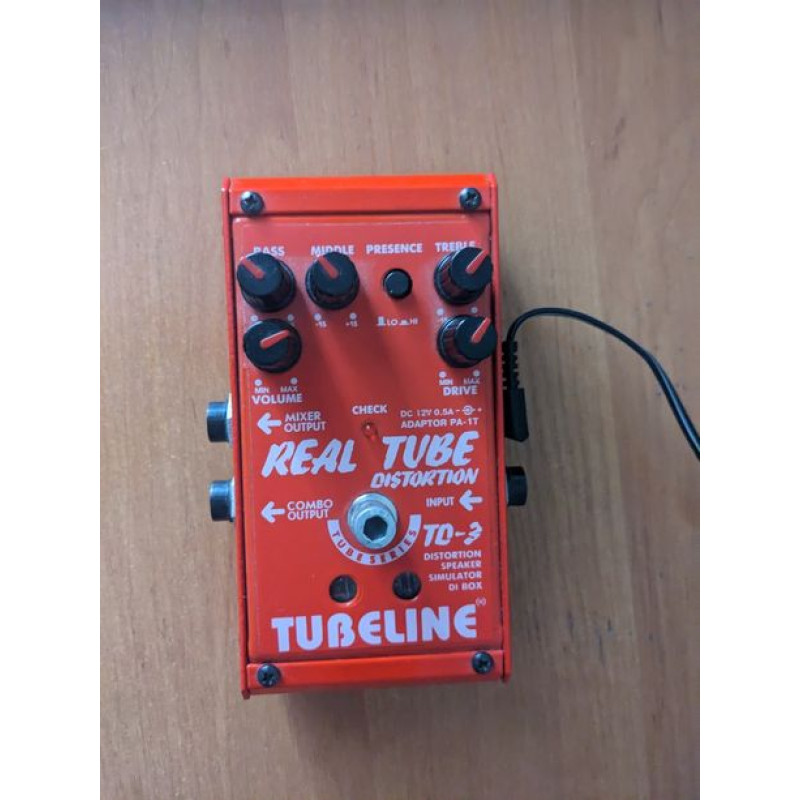 TUBELINE TD-3 Педаль ефектів - дисторшн ламповий