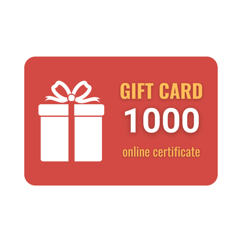 Сертифікат номіналом 1000