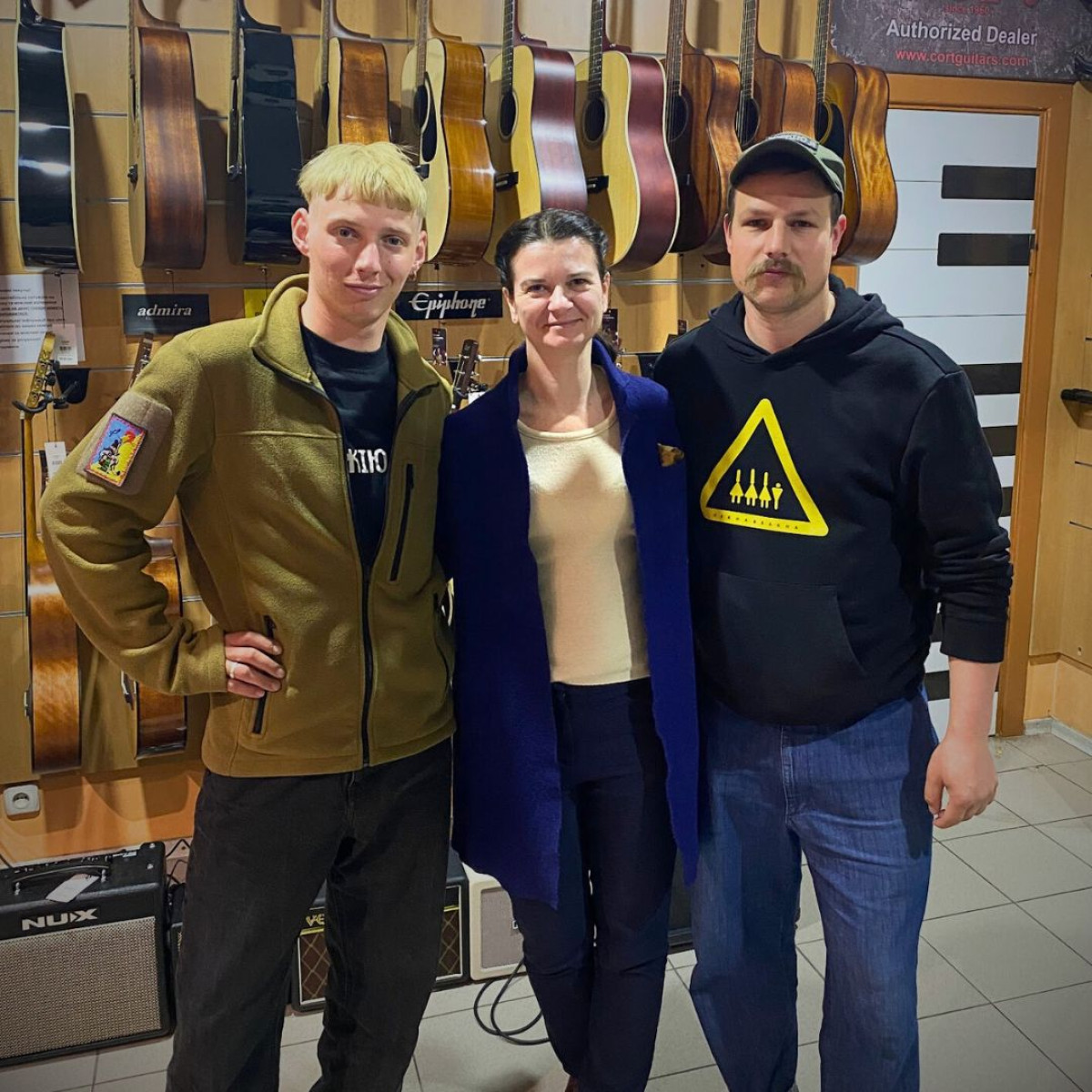 Зірковий візит гурту NAZVA у музичний магазин Rockstar у Запоріжжі