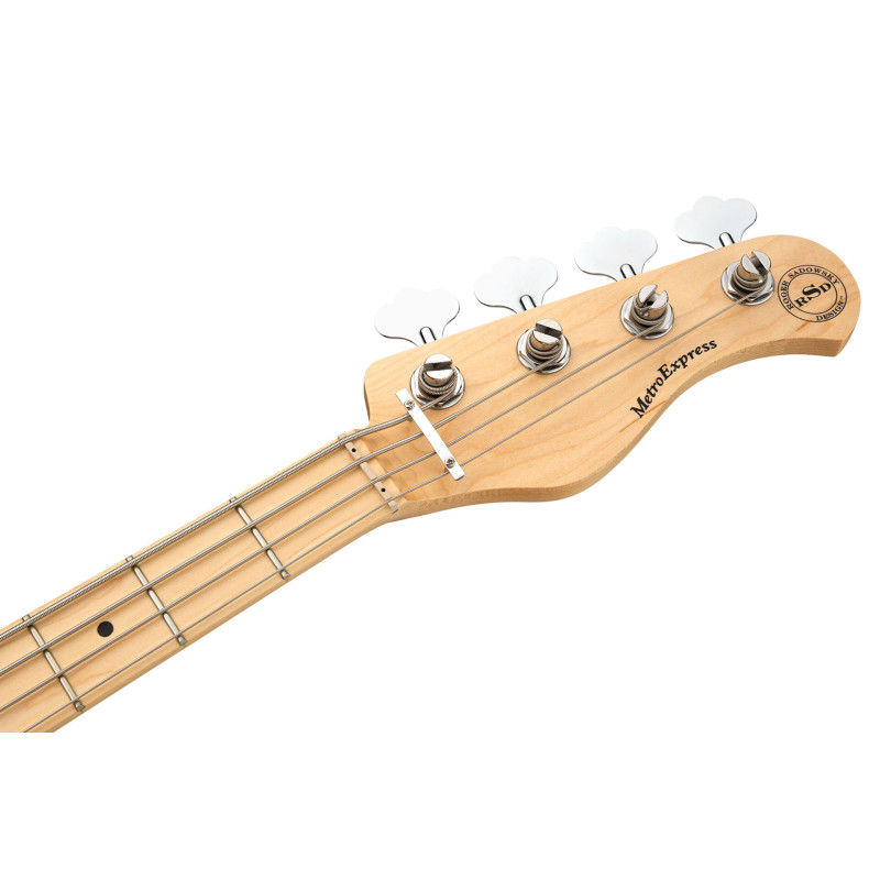 SADOWSKY MetroExpress 21-Fret Hybrid P/J Bass, Maple, 4-String (Candy Apple Red Metallic) Бас-гітара