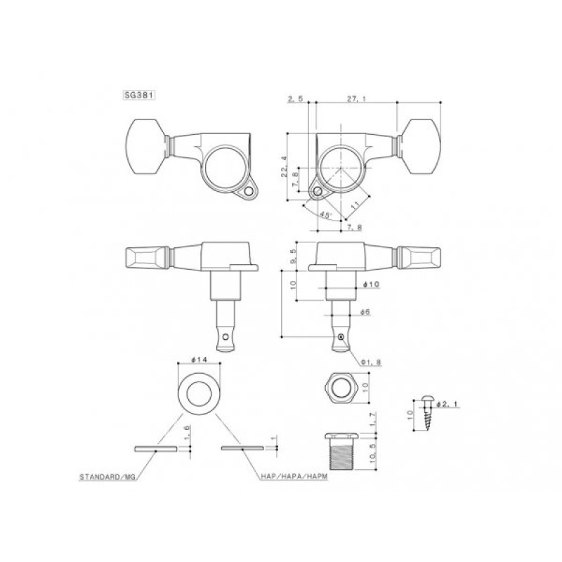 GOTOH SG381-07 L HAPM C