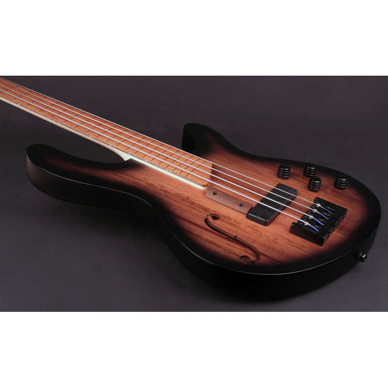 CORT B4FL MHPZ (Open Pore Trans Black Burst) Бас-гитара