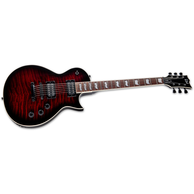 LTD EC-256QM (See Thru Black Cherry Sunburst)