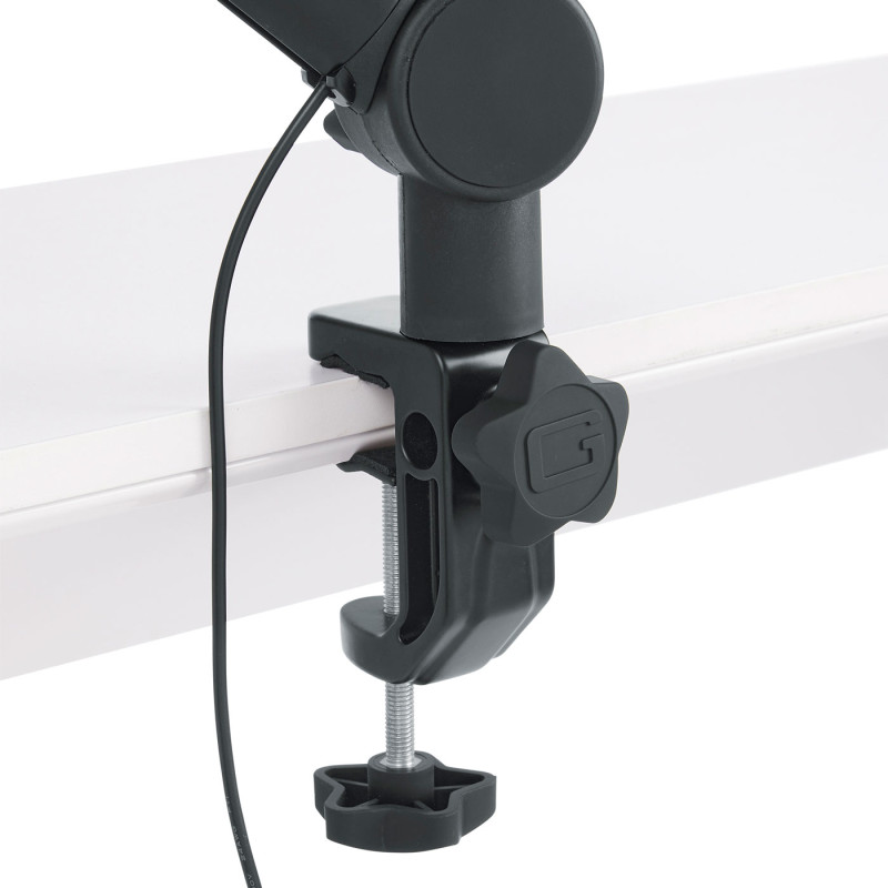 GATOR FRAMEWORKS GFWMICBCBM4000 Professional Desktop Mic Boom Stand with Led Light