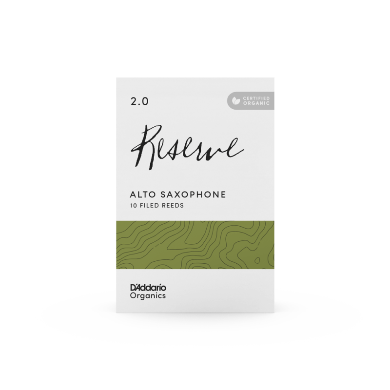 D'ADDARIO Organic Reserve - Alto Sax #2.0 - 10 Box