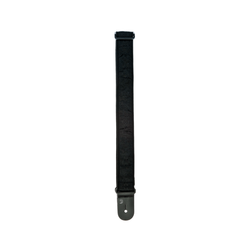 D`ADDARIO 50B01 NYLON WOVEN GUITAR STRAP (BLACK SATIN)