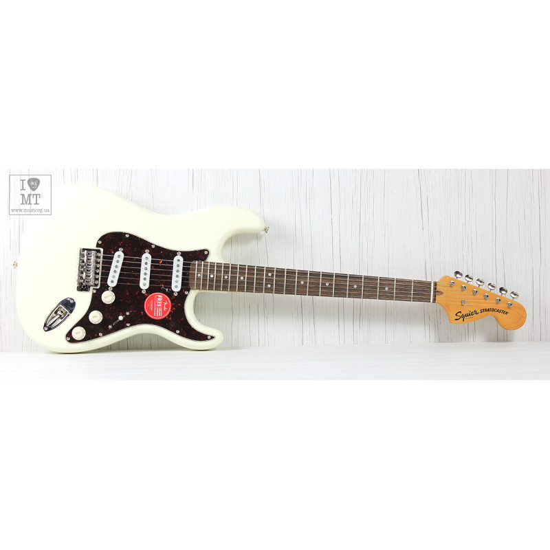 SQUIER by FENDER CLASSIC VIBE '70s STRATOCASTER LR OLYMPIC WHITE Электрогитара