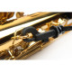 D`ADDARIO SLA13 Saxophone Fabric Neck Strap Tenor/Baritone - Snap Hook (Black)