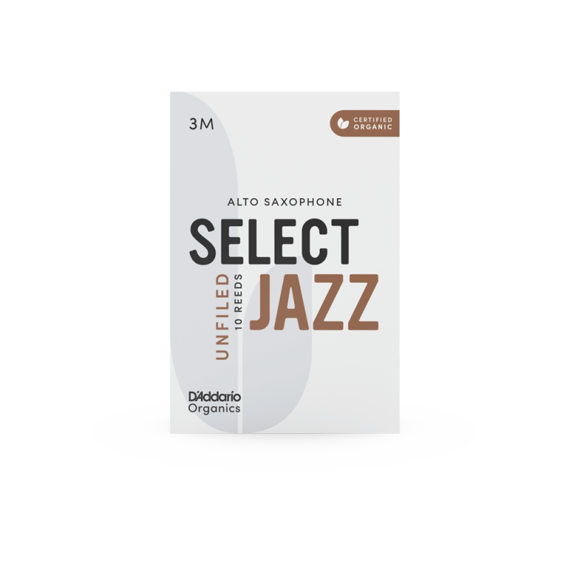 D`ADDARIO Organic Select Jazz - Alto Sax Unfiled 3M - 10 Pack