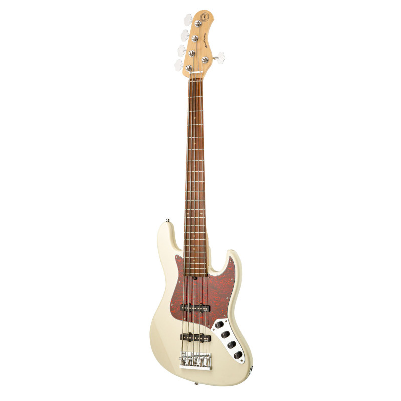 SADOWSKY MetroExpress 21-Fret Vintage J/J Bass, Morado, 5-String (Solid Olympic White High Polish) Бас-гітара