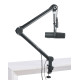GATOR FRAMEWORKS GFWMICBCBM4000 Professional Desktop Mic Boom Stand with Led Light