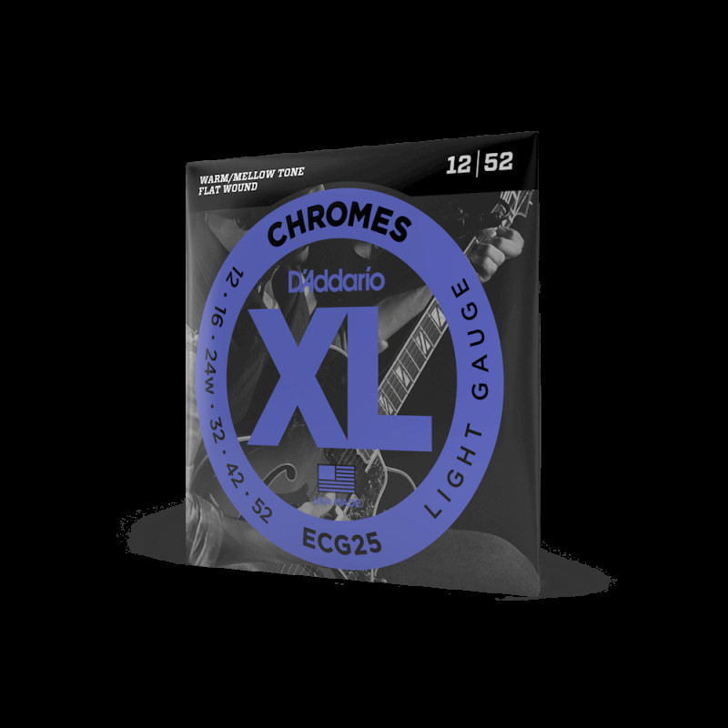 D‘ADDARIO ECG25 XL CHROMES LIGHT (12-52) Струни для електрогітари