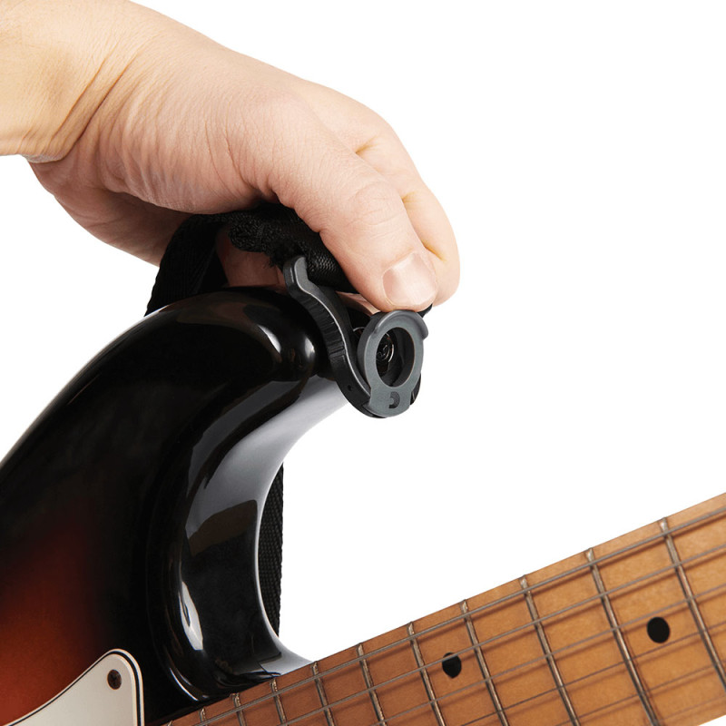 D'ADDARIO 50BAL04 AUTO LOCK GUITAR STRAP (SKATER GREY)