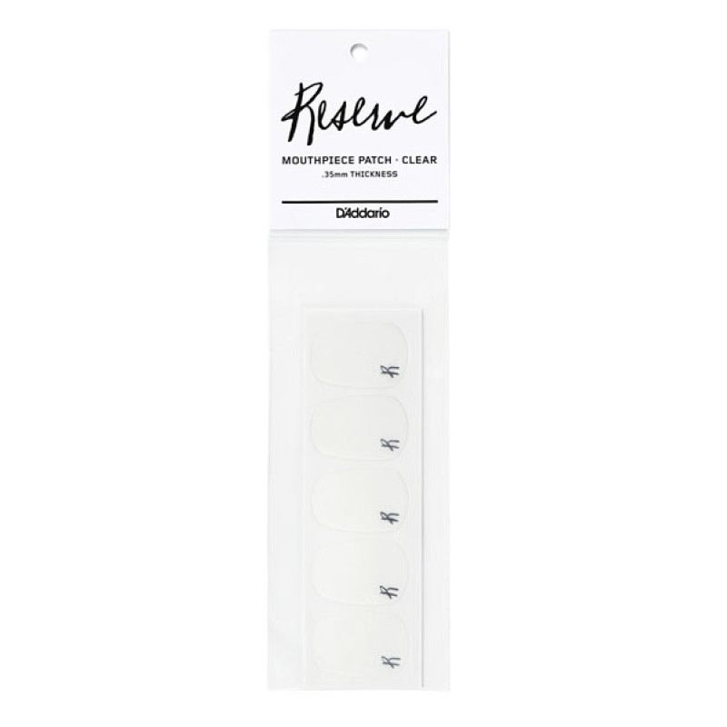 D`ADDARIO Reserve Mouthpiece Patches (Clear)