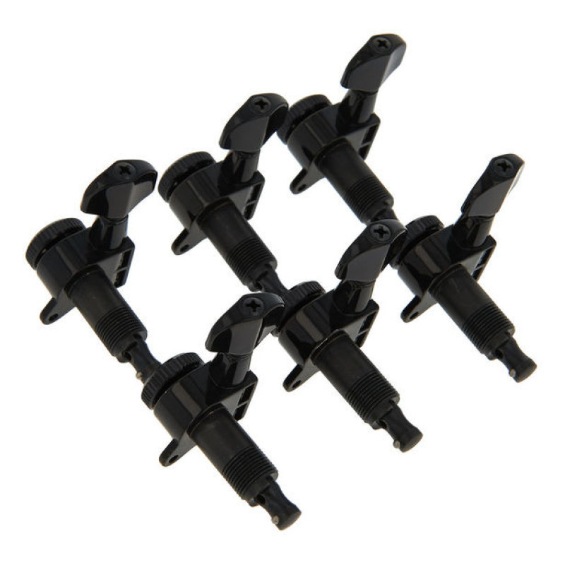 D`ADDARIO PWAT-6R2 AUTO-TRIM TUNING MACHINES (6 in-line, Black)
