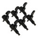 D`ADDARIO PWAT-6R2 AUTO-TRIM TUNING MACHINES (6 in-line, Black)
