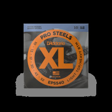 D‘ADDARIO EPS540 XL PROSTEELS LIGHT TOP / HEAVY BOTTOM (10-52) Струни для бас-гітари