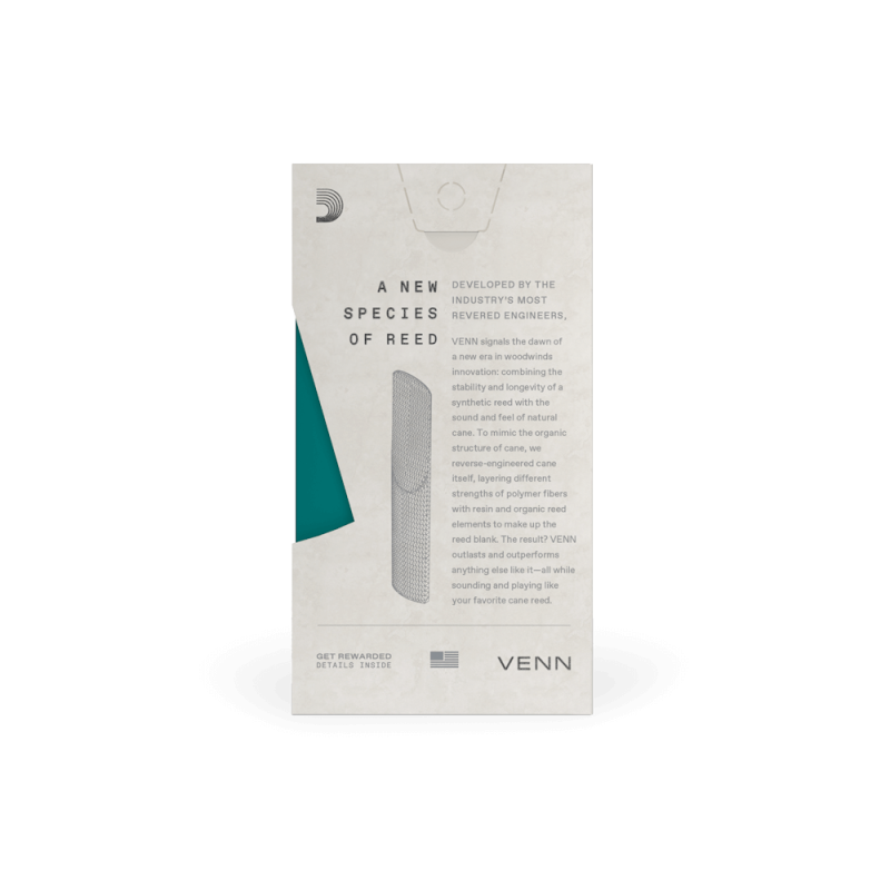 D'ADDARIO VENN Bb CLARINET REED 3.0