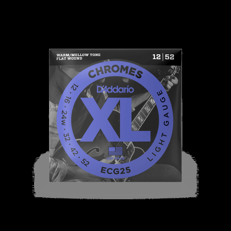 D‘ADDARIO ECG25 XL CHROMES LIGHT (12-52) Струни для електрогітари