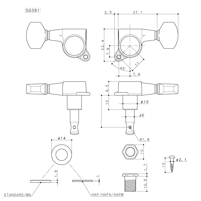 GOTOH SG381-07 MG B