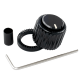 D'ADDARIO PW-LNL-01B LOKNOB LARGE BLACK, PLASTIC KNOB
