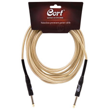 CORT CA525 (NATURAL) INSTRUMENT CABLE (4.5M) Кабель інструментальний