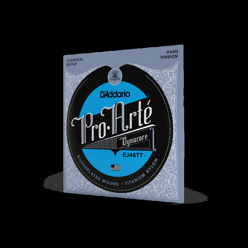 D‘ADDARIO EJ46TT PRO ARTE DYNACORE TITANIUM TREBLES, HARD TENSION Струни для класичної гітари