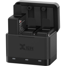 XVIVE U5C Battery Charger Case Кейс - зарядное устройство с 3-мя литий-ионными аккумуляторами