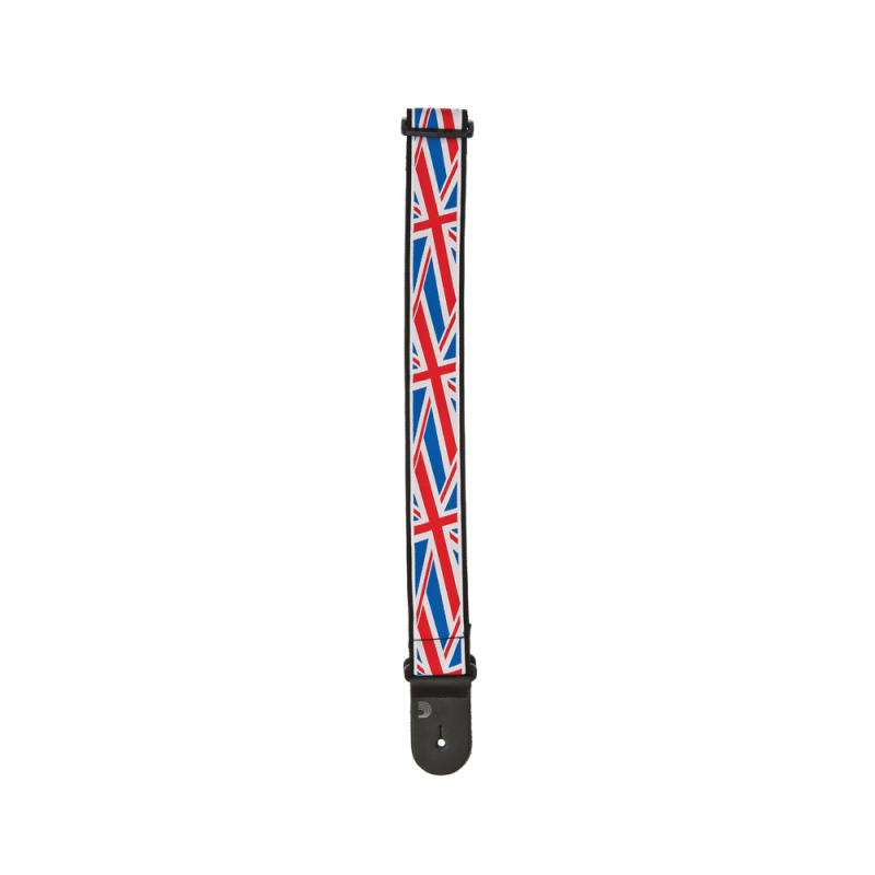 D`ADDARIO 50A11 NYLON WOVEN GUITAR STRAP (UNION JACK)