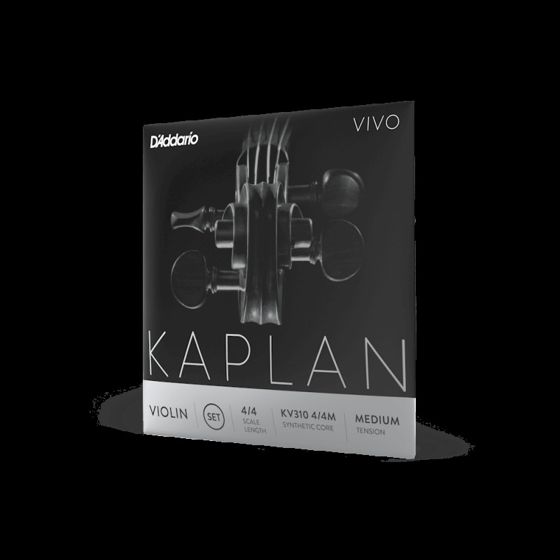 D`ADDARIO KAPLAN VIVO VIOLIN STRING SET 4/4 Scale Medium Tension