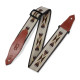 LEVY'S MSSN80-TAN PRINT SERIES GUITAR STRAP (SOUTHWEST) Ремінь для гітари