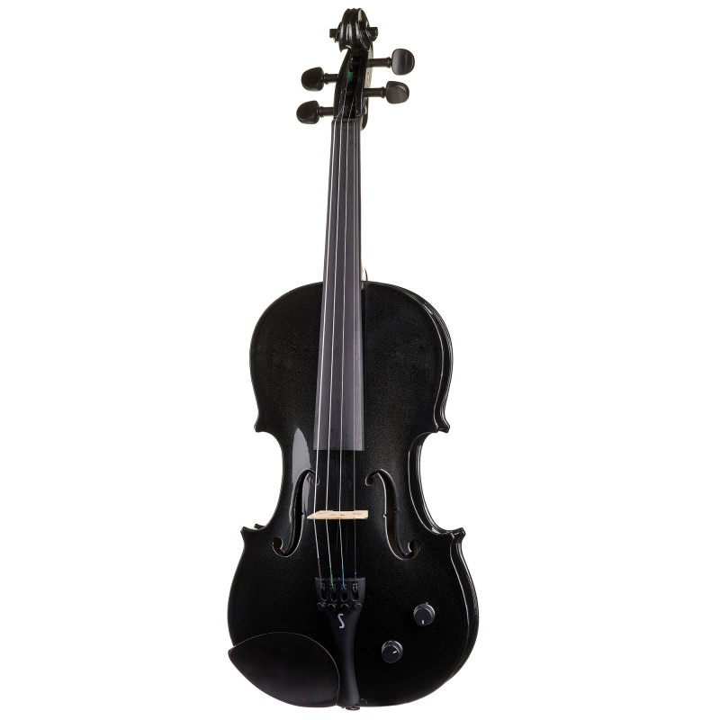 STENTOR 1515/ABK Harlequin Electric Violin Outfit 4/4 (Black) Скрипка
