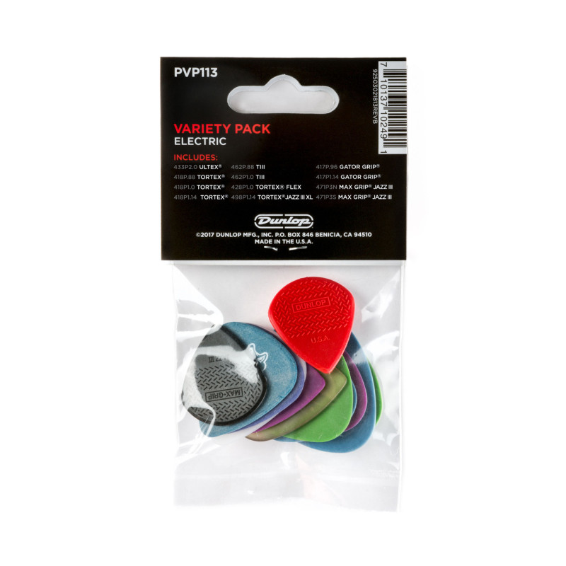 DUNLOP ELECTRIC PICK VARIETY PACK Медіатори