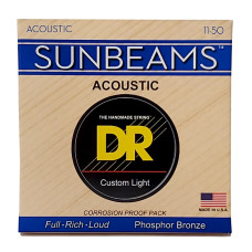 DR STRINGS SUNBEAM Acoustic Phosphor Bronze - Custom Light (11-50) Струни для акустичної гітари