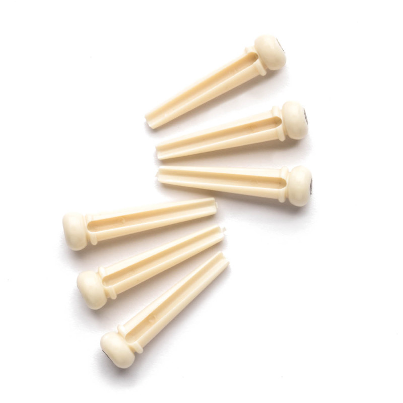 DUNLOP HERCO BRIDGE PIN - WHITE Шпилька для бриджу акустичної гітари