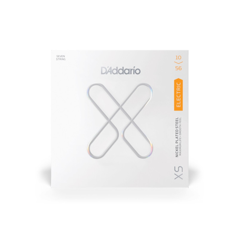 D‘ADDARIO XSE1056 XS Coated Electric Guitar Strings, Regular Light 7-String (10-56) Струни для електрогітари