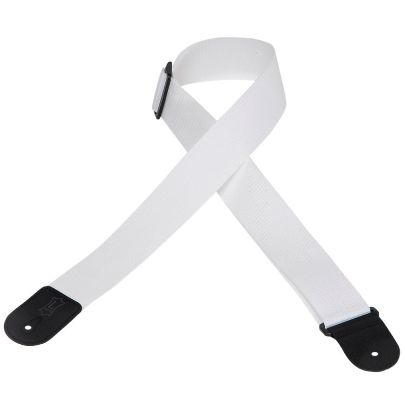 LEVY'S M8POLY-WHT CLASSICS SERIES POLYPROPYLENE GUITAR STRAP (WHITE) Ремінь для гітари