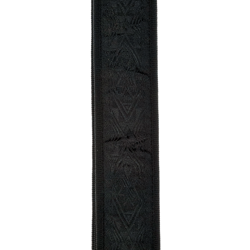 D`ADDARIO 50B01 NYLON WOVEN GUITAR STRAP (BLACK SATIN)