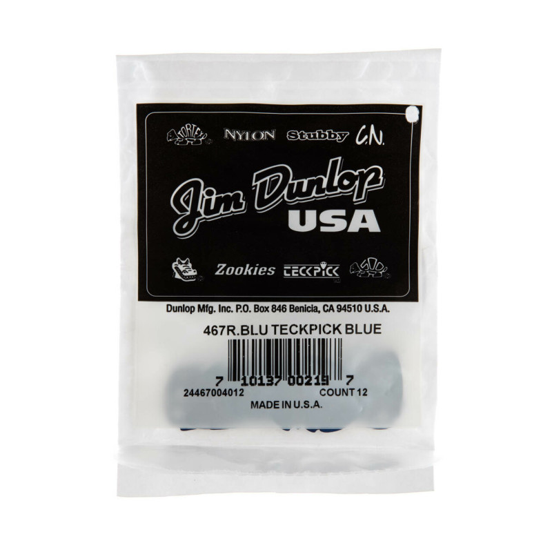 DUNLOP TECKPICK STANDARD BLUE ALUMINUM Медіатори