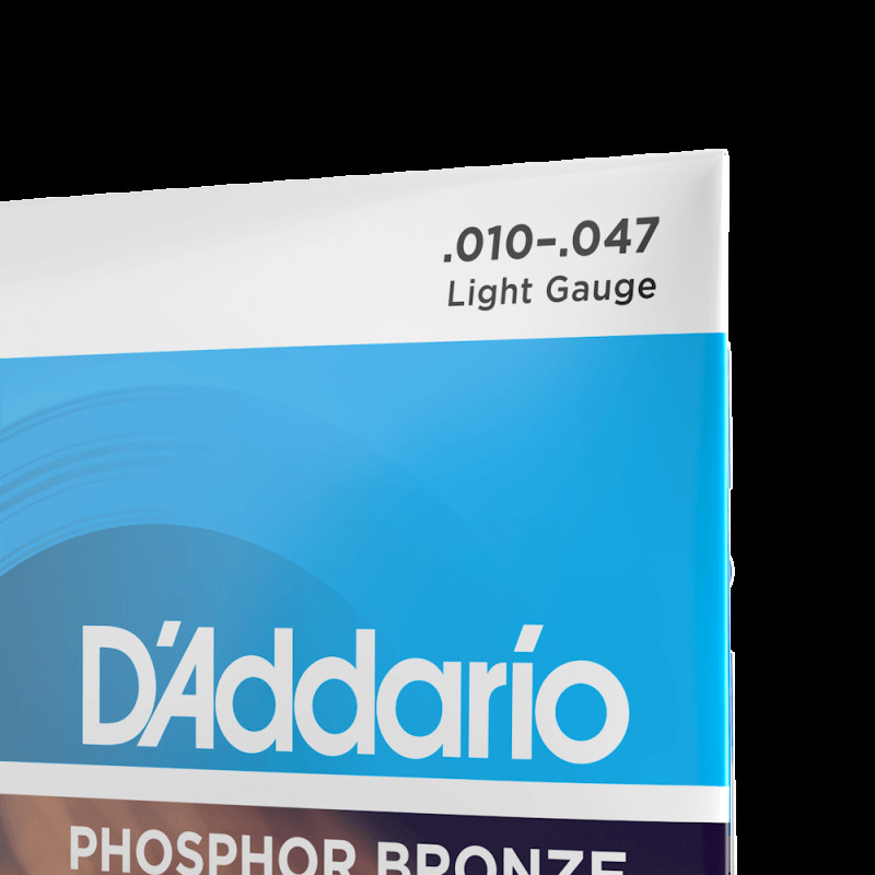 D’ADDARIO EJ38 PHOSPHOR BRONZE REGULAR LIGHT 12-STRING (10-47) Струны для акустической гитары