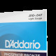 D’ADDARIO EJ38 PHOSPHOR BRONZE REGULAR LIGHT 12-STRING (10-47) Струны для акустической гитары