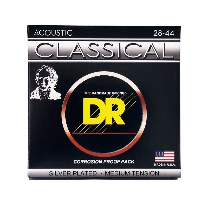 DR STRINGS CLASSICAL NYLON Medium Tension Струни для класичної гітари