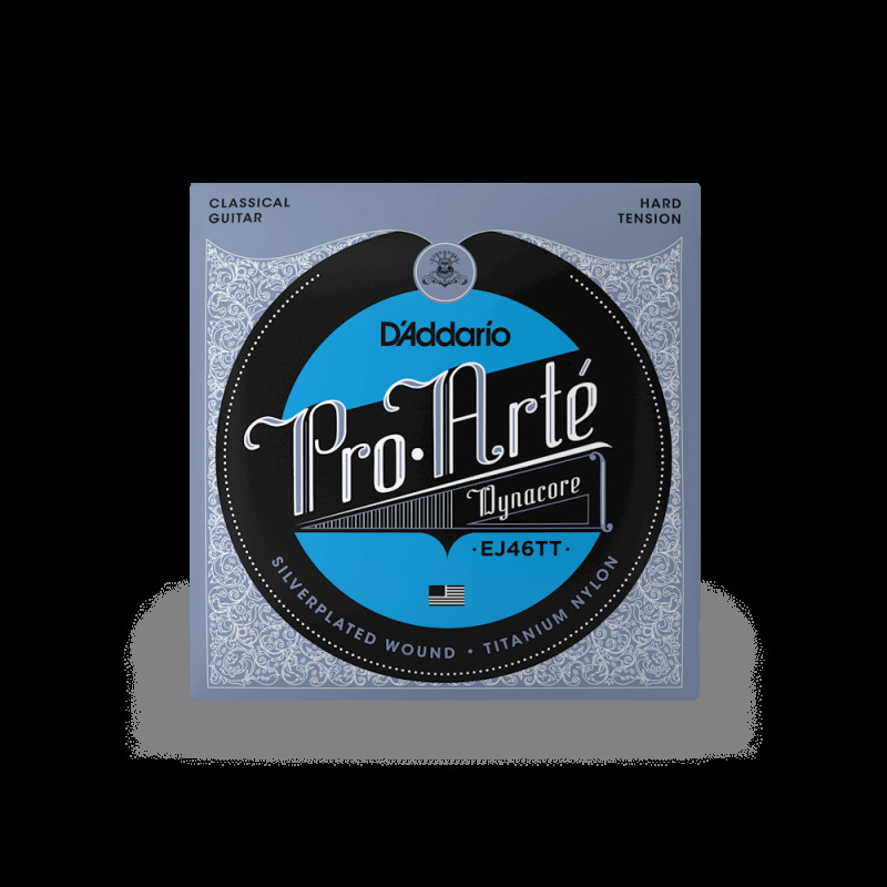 D‘ADDARIO EJ46TT PRO ARTE DYNACORE TITANIUM TREBLES, HARD TENSION Струни для класичної гітари