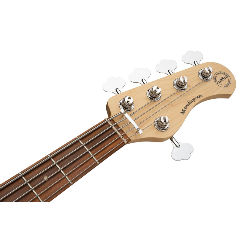 SADOWSKY MetroExpress 21-Fret Vintage J/J Bass, Morado, 5-String (Solid Olympic White High Polish) Бас-гітара