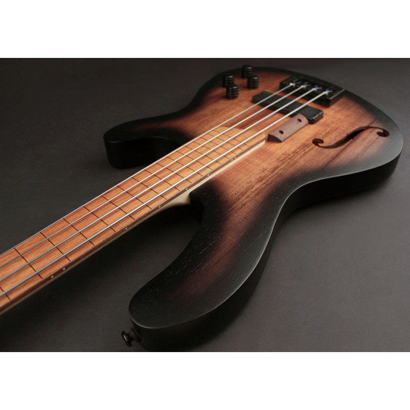 CORT B4FL MHPZ (Open Pore Trans Black Burst) Бас-гитара