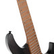 CORT Space G6MS (полуглянцевый прозрачный чёрный) Электрогитара