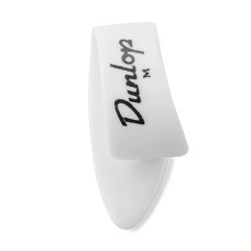 DUNLOP WHITE MEDIUM THUMBPICKS (12шт) Медіатори