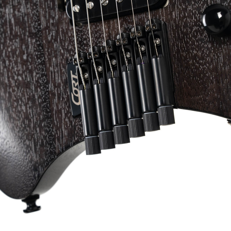 CORT Space G6MS (полуглянцевый прозрачный чёрный) Электрогитара