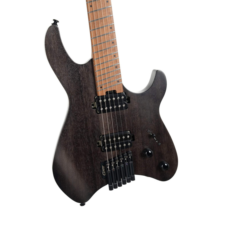 CORT Space G6MS (полуглянцевый прозрачный чёрный) Электрогитара