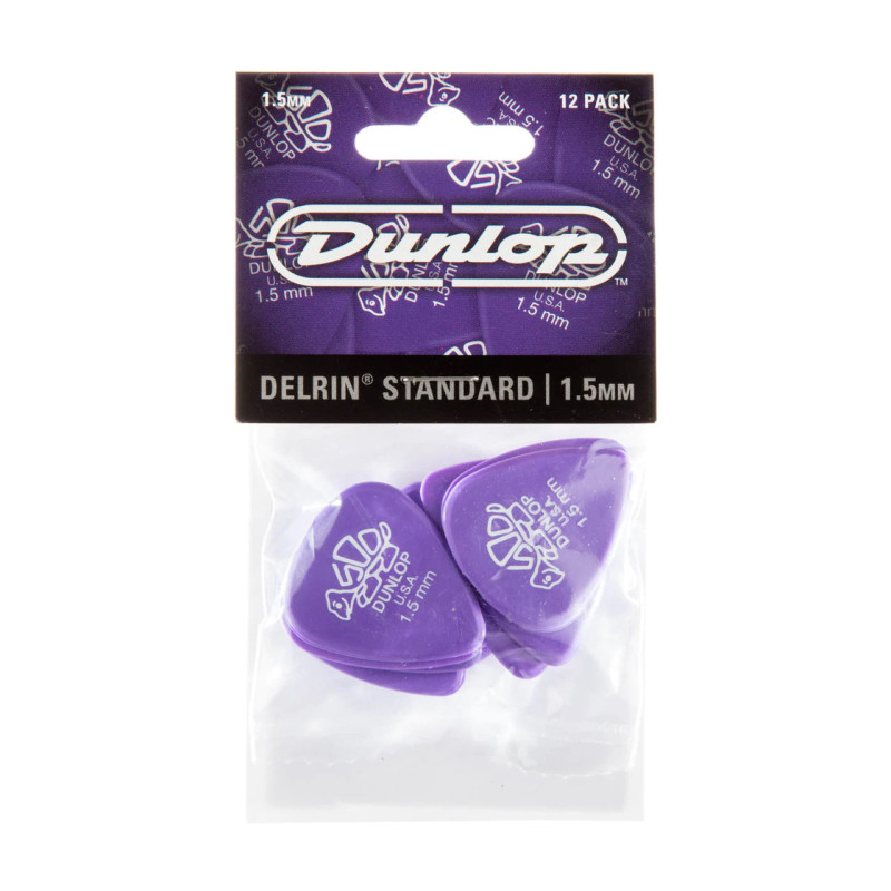 DUNLOP DELRIN 500 PICK 1.5MM Медіатори